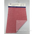 Tecidos de malha de alta qualidade T / SP vermelho claro de veludo